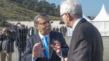 Inauguración de la interconexión eléctrica Francia-España