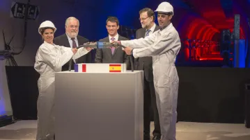 Inauguración de la interconexión eléctrica Francia-España