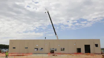 Building converter halls in Santa Llogaia