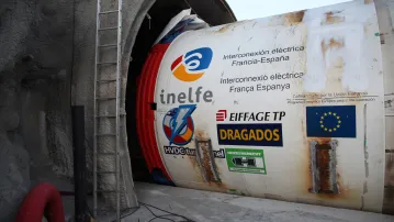 Tuneladora Alberes a La Jonquera