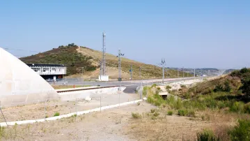 05. Lloc on s’ubicarà l’entrada francesa al túnel sota la serralada de l’Albera, a la localitat de Montesquieu-des-Albères.
